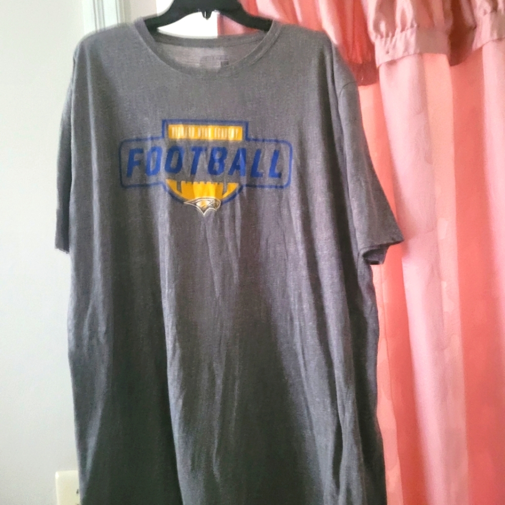 Gray Football Graphic Men's Shirt